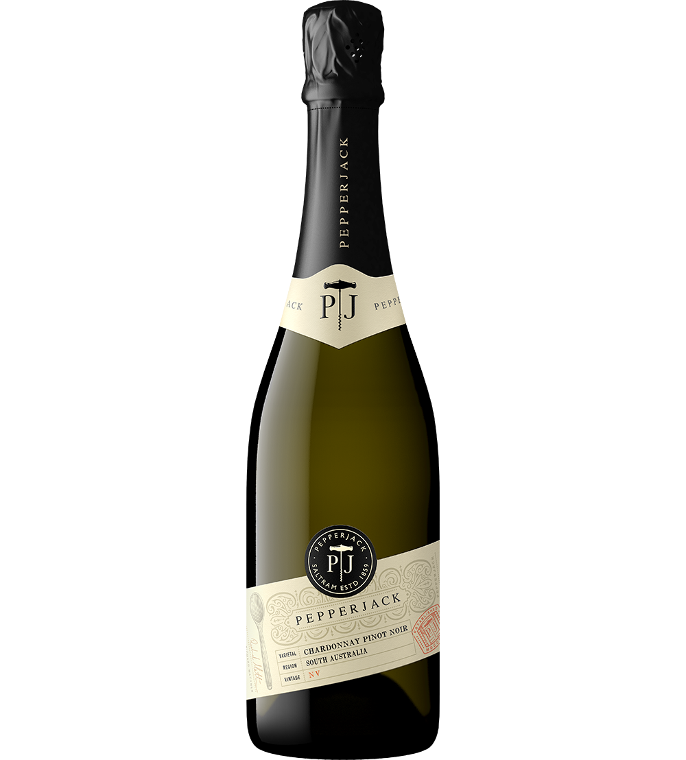 Pepperjack Chardonnay Pinot Noir Sparkling South Australia 750ml bottle
