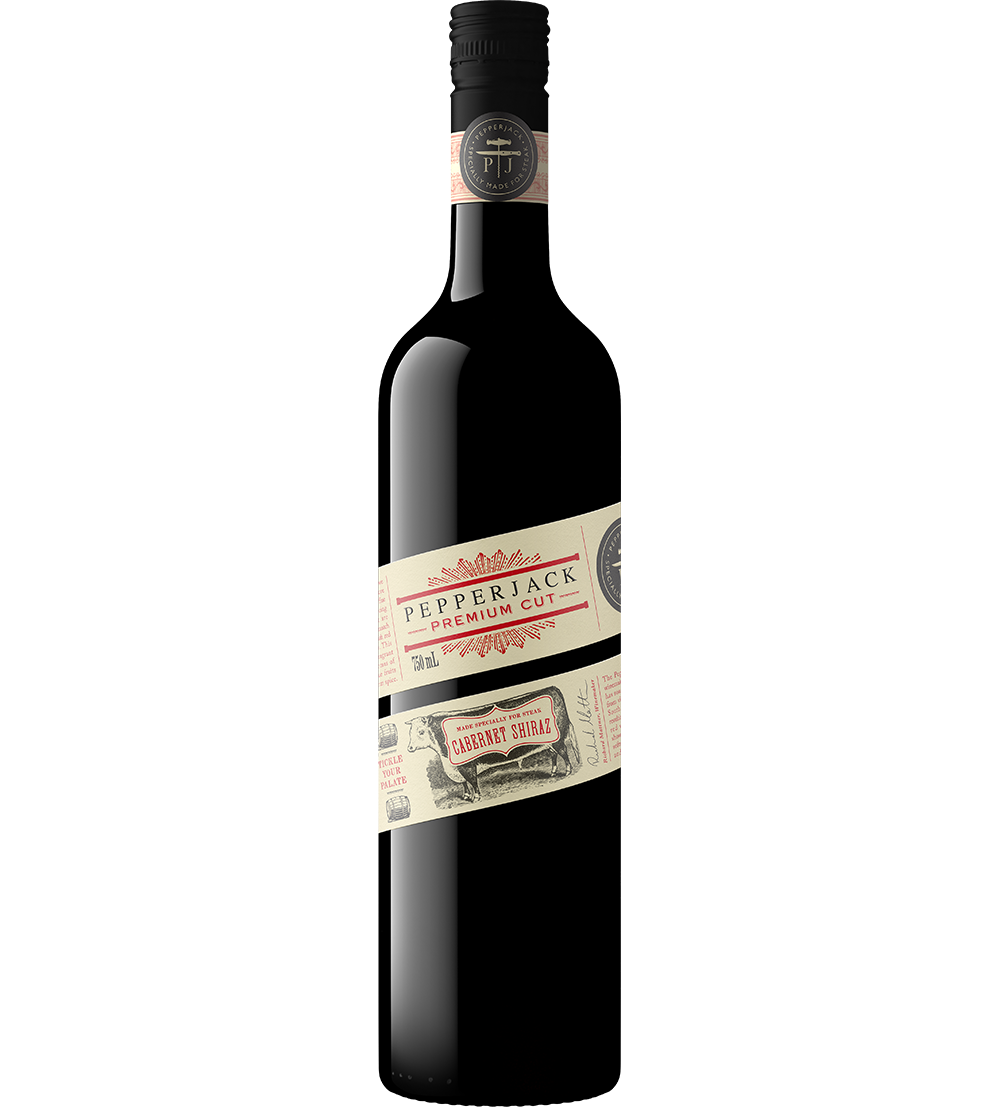 Pepperjack Premium Cut Cabernet Shiraz Australia 750ml bottle